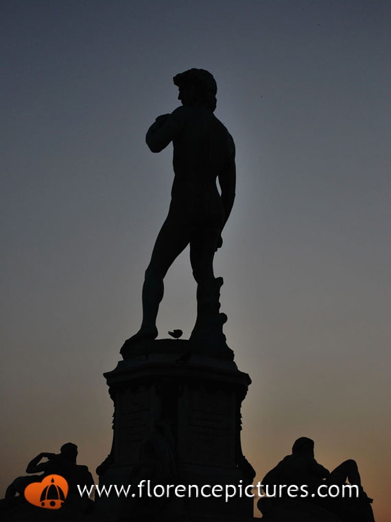 Silhouette of David