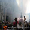 Crowds during the Scoppio del Carro