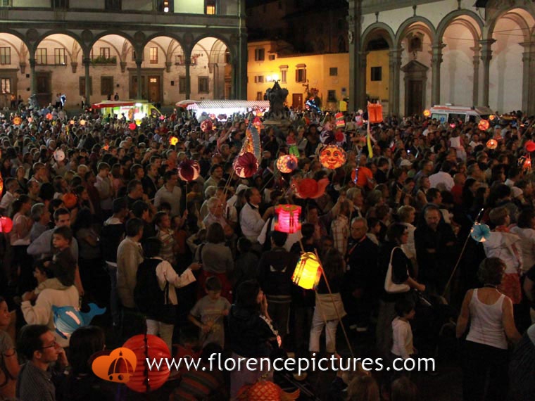 Rificolona in Piazza SS Annunziata
