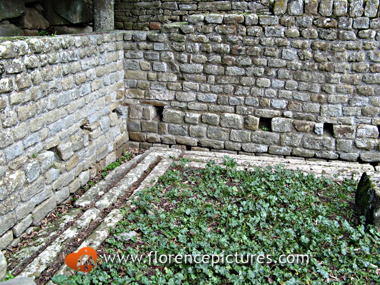 The archaeological area in Fiesole