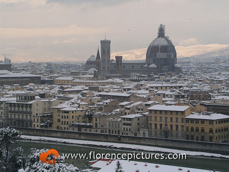 Florence Under the Snow