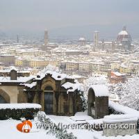 Florence under the snow