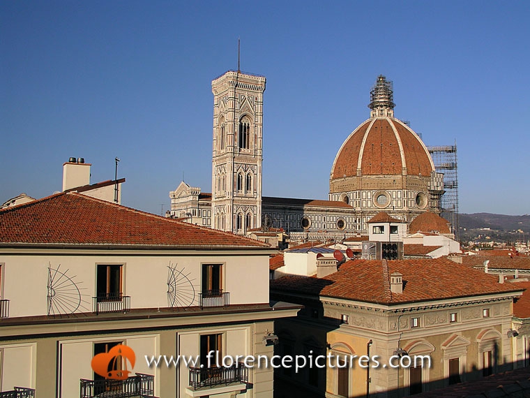 View of cathedral and bell tower