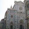 View of the facade and dome