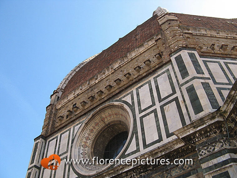 Closeup view of dome