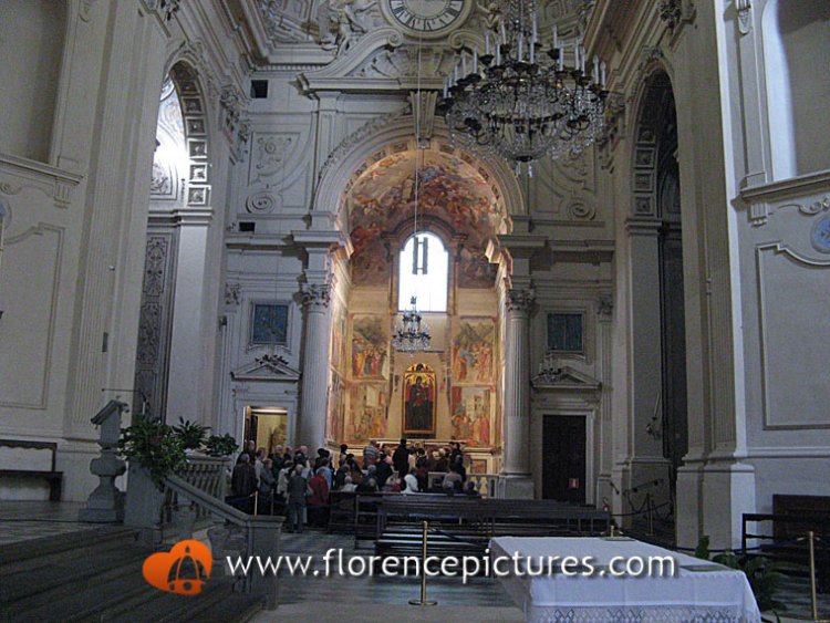 View of the Brancacci Chapel