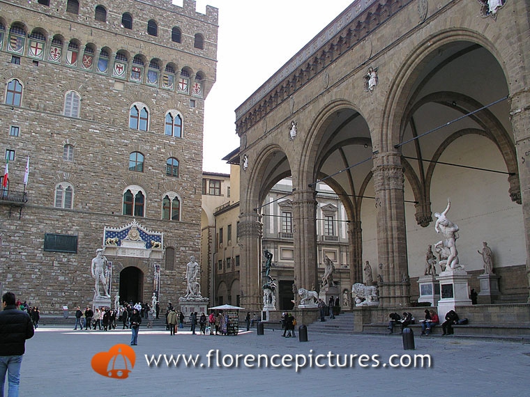 Palazzo Vecchio and Loggia dei Lanzi
