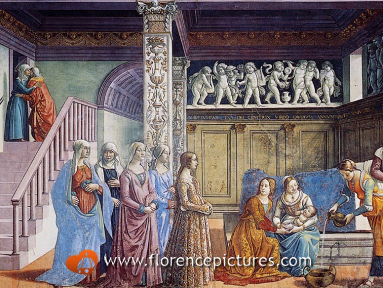 Ghirlandaio's Birth of the Virgin