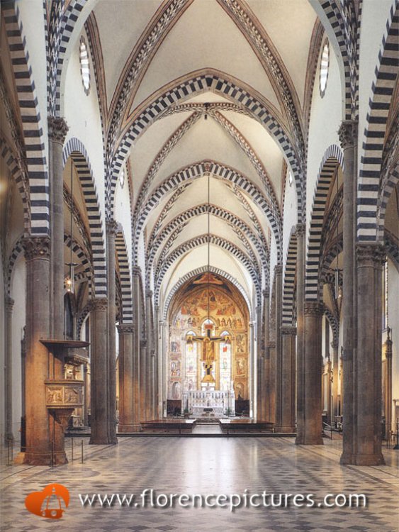 Interior View of Santa Maria Novella